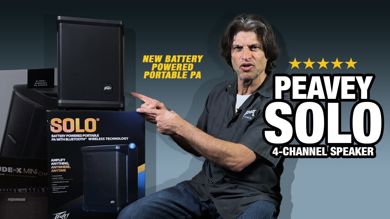 There's a New Affordable Portable PA (Peavey Solo Review)