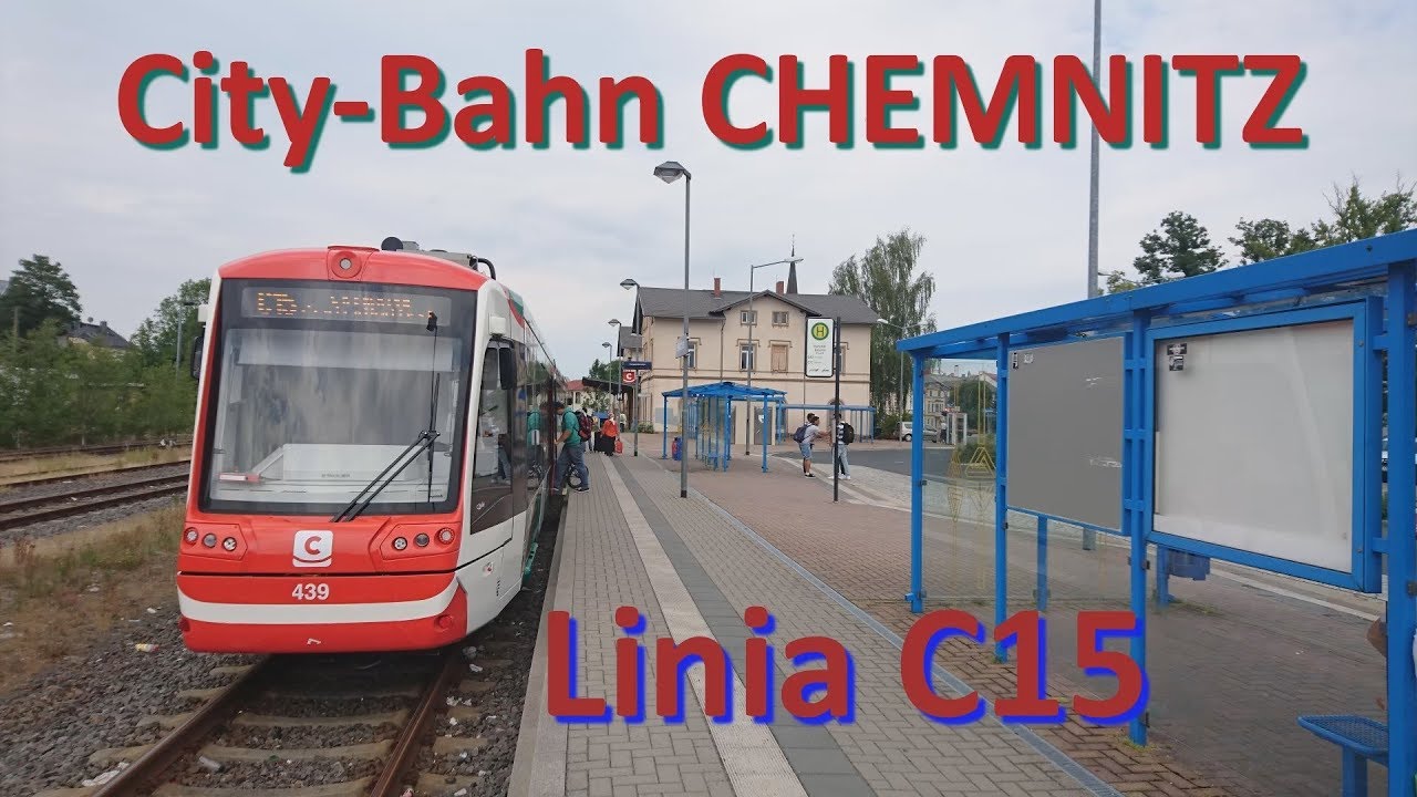 Tramwaje Chemnitz. Linia C15. Tramwaj dwusystemowy (TRAM-TRAIN).