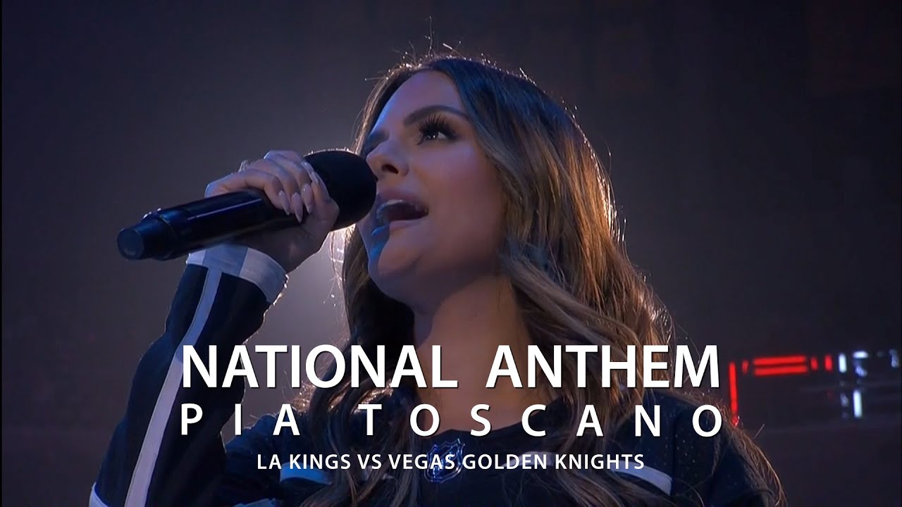 National Anthem - Pia Toscano - LA Kings vs Vegas Golden Knights - Staples Center 10/14/21