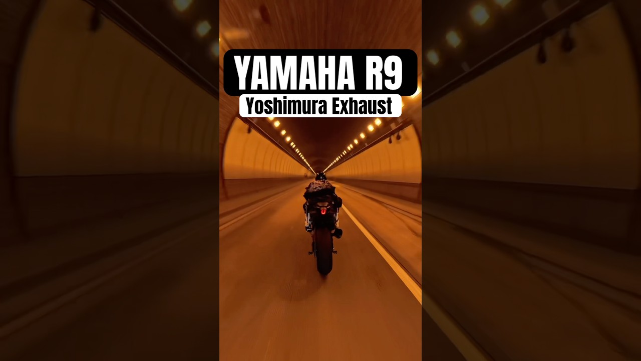 Flashed Yamaha R9 (Yoshimura AT2 Exhaust SCREAM 🔥) (camera details below ⬇️) #yamahar9 #yoshimura
