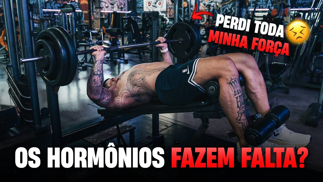 MINHA FORCA DIMINUIU MT SEM HORMÔNIOS, COMPAREI COM AS CARGAS DE ANTES