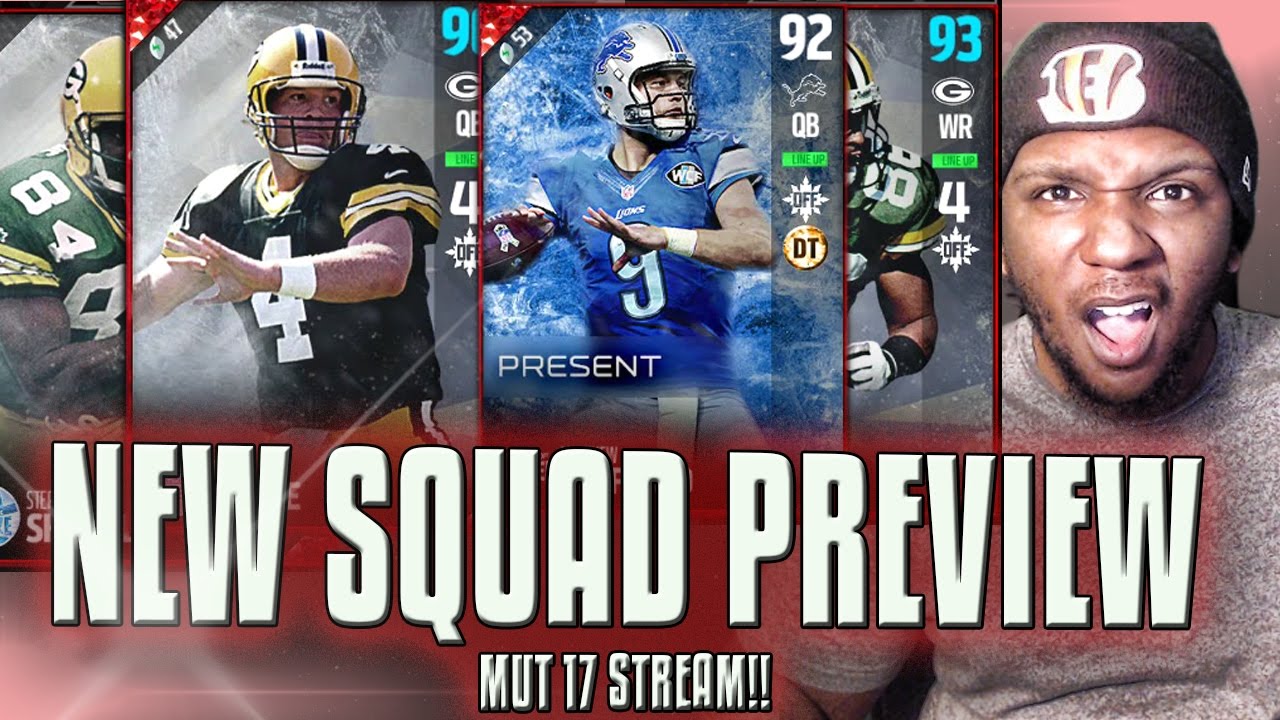 WE LIVE ON TWITCH! PREVIEWING THE NEW AQUAD! MUT 17 STREAM|  Madden 17 Ultimate Team