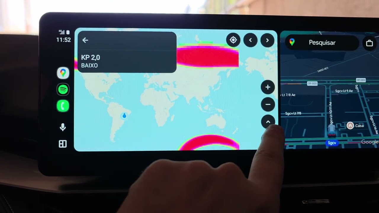 AstroDeck on Android Auto – Live Aurora Map & KP Index in Your Car