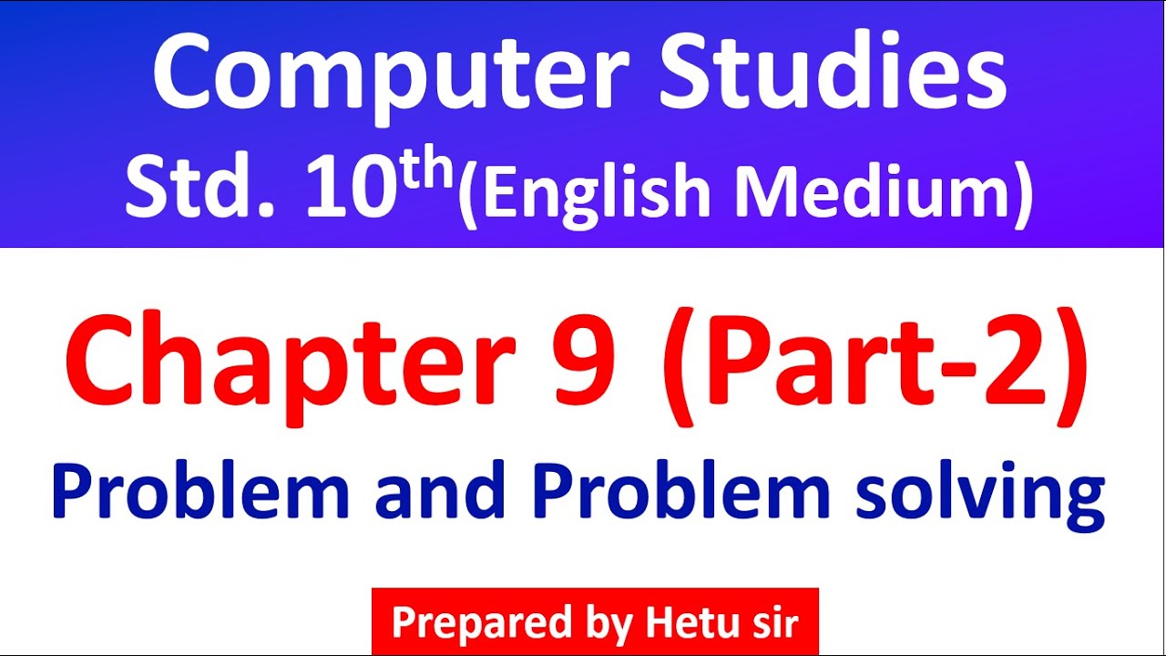 Computer Studies class 10 GSEB Chapter 9 English Medium (Part-2)
