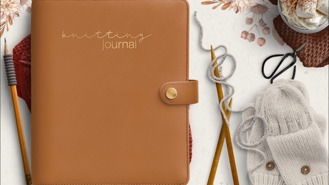 Knitting Journal | Keep your projects in one place with this beautiful journal!