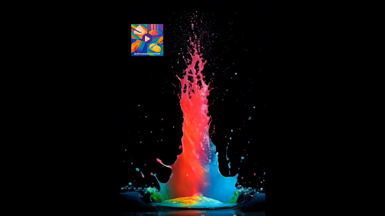 Cores vibrantes explodindo no ar &mdash; imposs&iacute;vel parar de assistir! #shorts