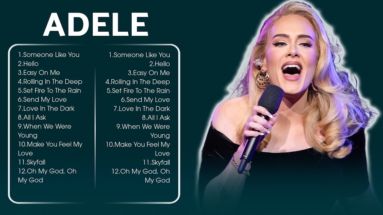 ADELE ~ The Best Songs Of ADELE ~ ADELE Greatest Hits 2024