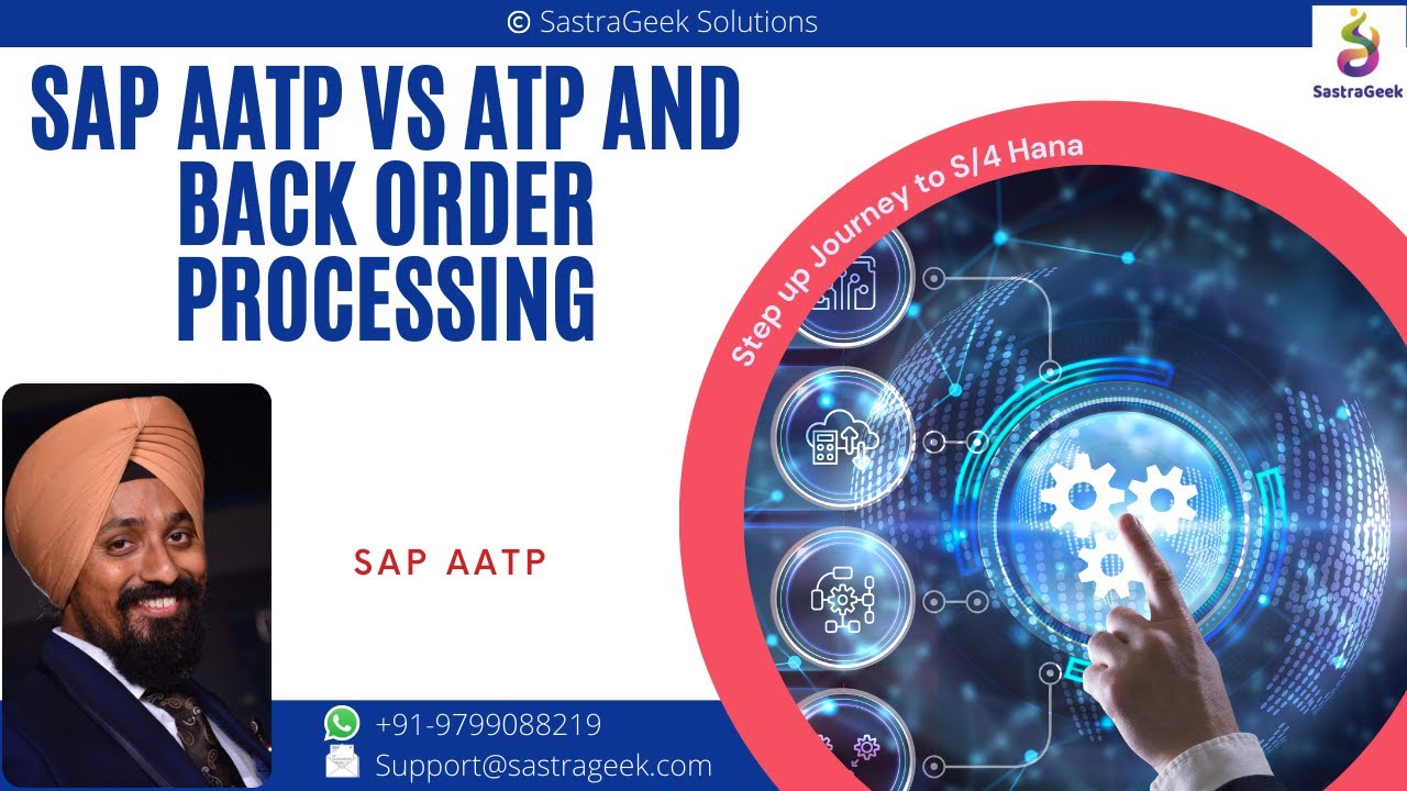 SAP AATP vs ATP and back order processing.