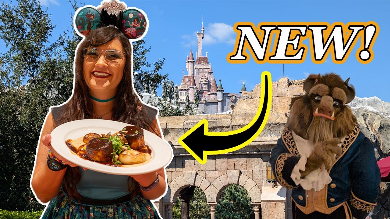 Be Our Guest delish menu🌹Disney World Magic Kingdom food review