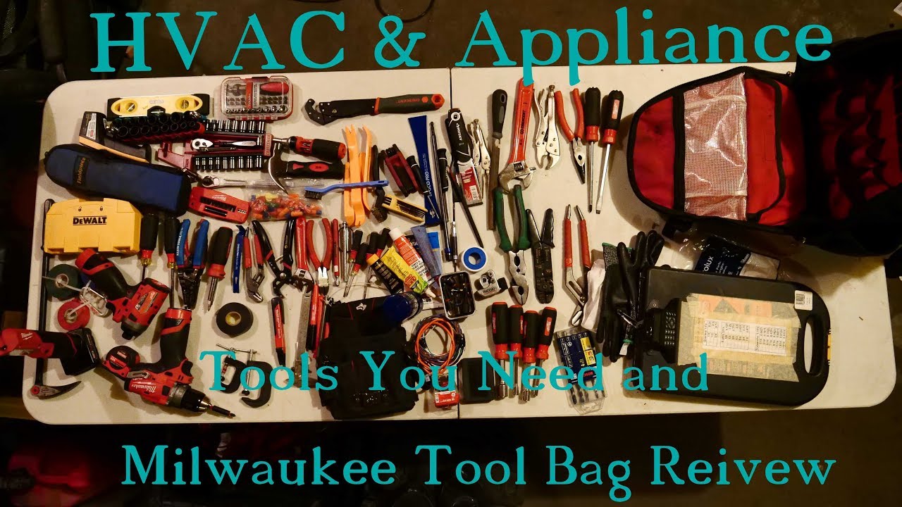 Service Technician Tools and Milwaukee Jobsite Backpack Review