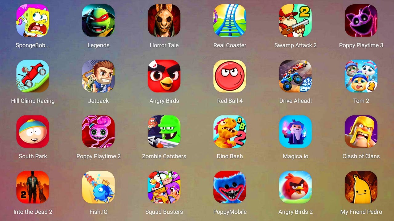 Roblox,Pizza Ready,Outlets Rush,Hide in The Backrooms,Poppy Playtime 5,Hello Neighbor,Johnny Trigger