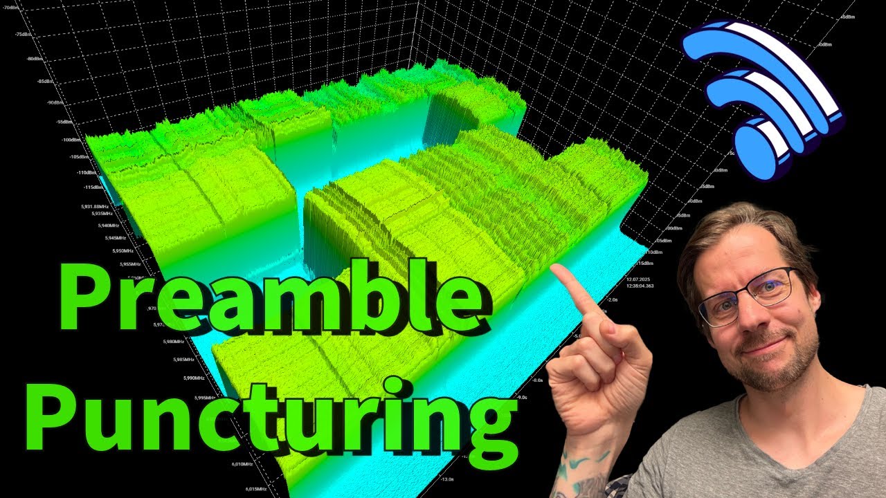 Wi-Fi 7 - Preamble Puncturing Demo