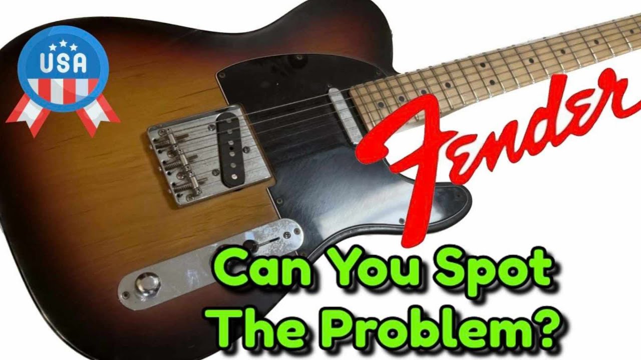 American Made Fender Telecaster Has a Few Issues! Let's take a Look Inside! #Fender #Telecaster