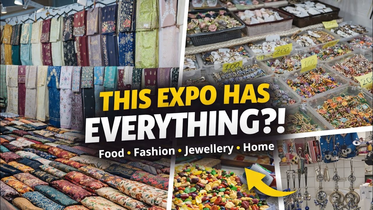 I Visited This Huge Exhibition in Hyderabad&hellip; It Has Everything! | HITEX Expo Vlog