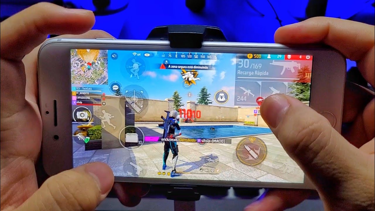 IPHONE 8 PLUS COM DESEMPENHO MÁXIMO NOVA ATUALIZAÇÃO FREE FIRE