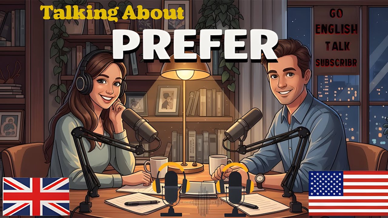 Learn English with Real Conversations Podcast | How to Use “Prefer” | Go English Talk