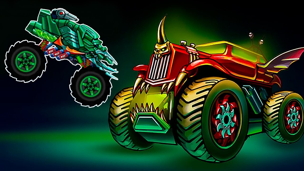 МАШИНКИ MAD TRUCK CHALLENGE Битва в ТРАНСИЛЬВАНИИ Грузовиком ХИЩНИК Мульт Игра как машина ест машину