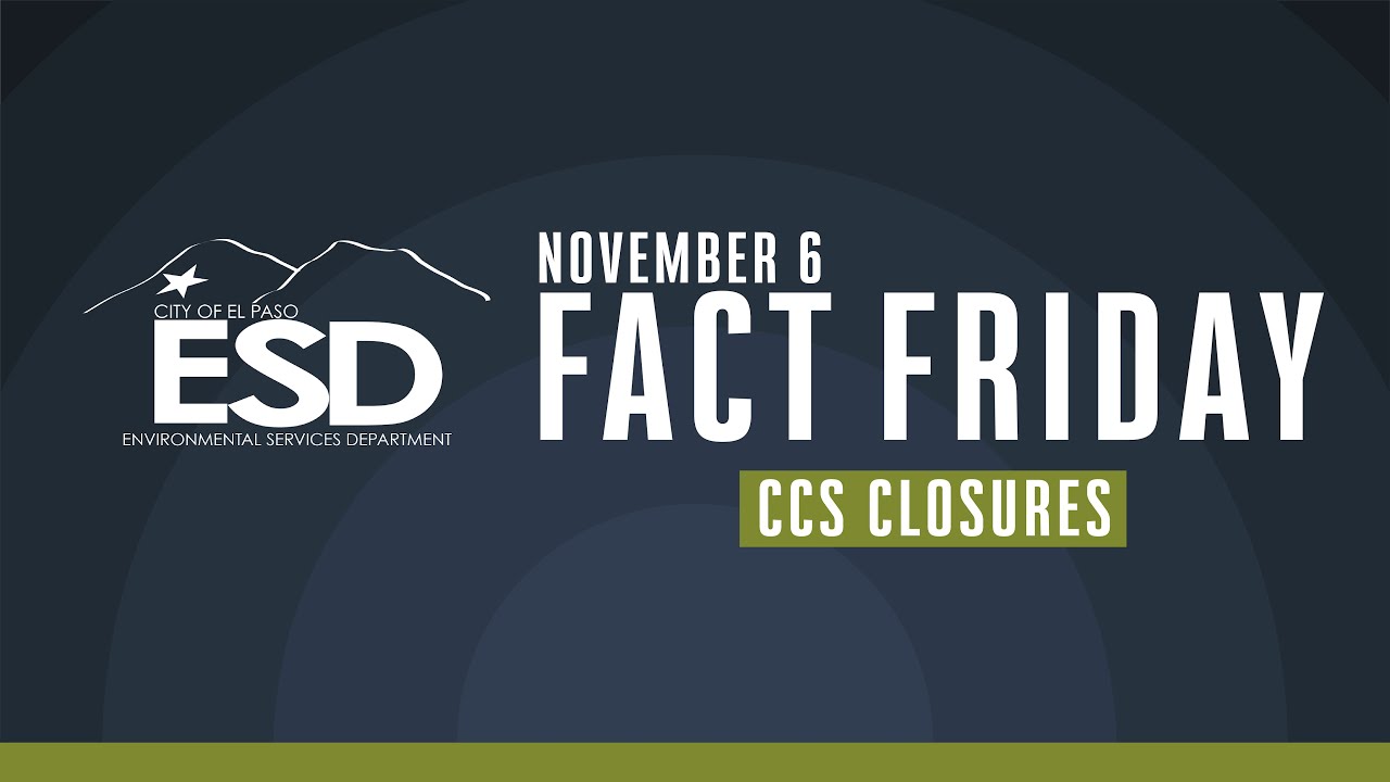 Fact Friday - Citizen Collection Stations Closures