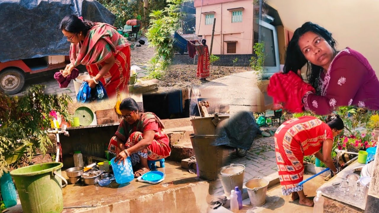 আমার সকাল বেলার রুটিন। শরীর অসুস্থ হলেও সংসারের দায়িত্ব পালন তো করতেই হবে।