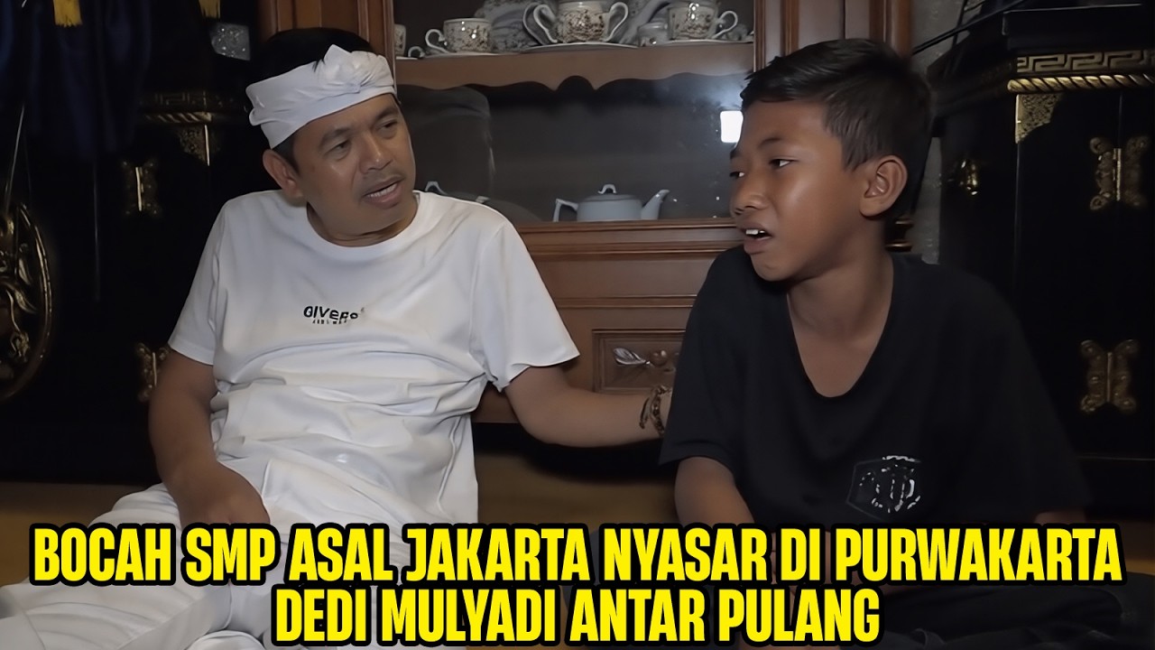 DEDI MULYADI ANTAR PULANG B0CAH ASAL JAKARTA YANG UDAH SEMINGGU NYASAR DI PURWAKARTA
