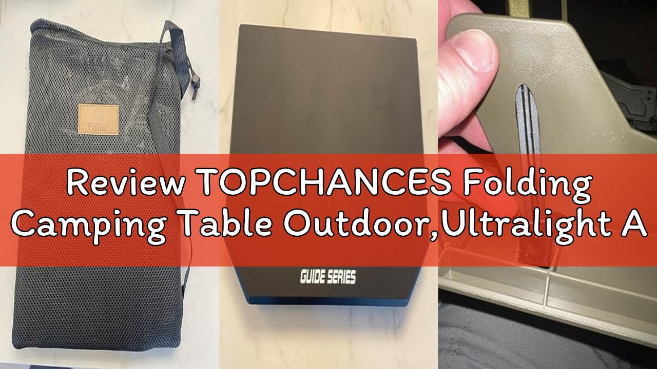 Review TOPCHANCES Folding Camping Table Outdoor,Ultralight Aluminum Camping Tables Multifunctional P