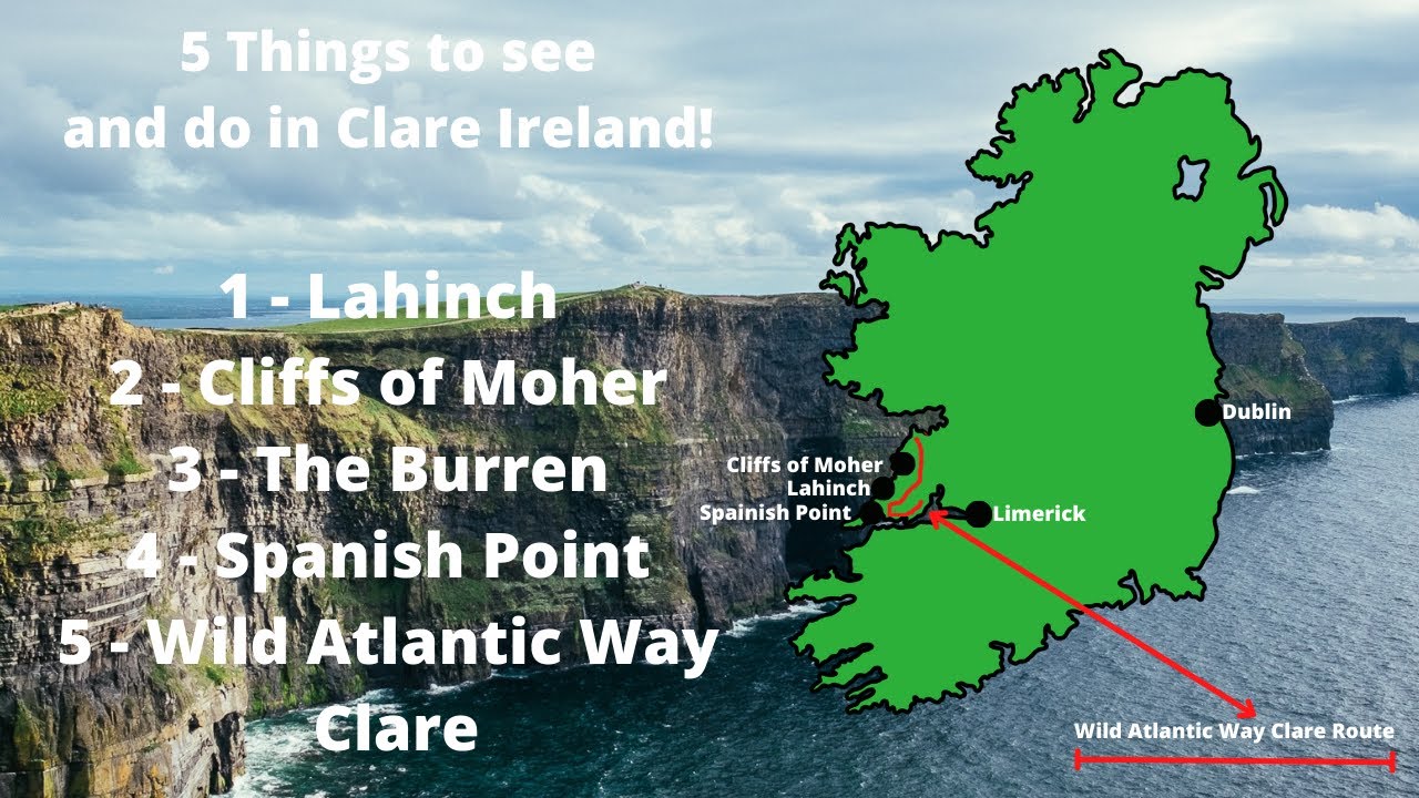 5 Things to see and do in County Clare Ireland☘️☘️☘️