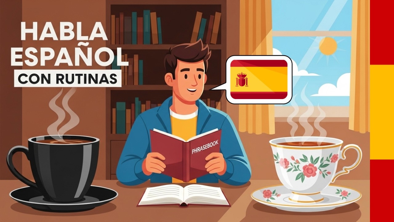 Aprende Españo Podcast: Preparar café o té por la mañana - Español Natural para el día a día