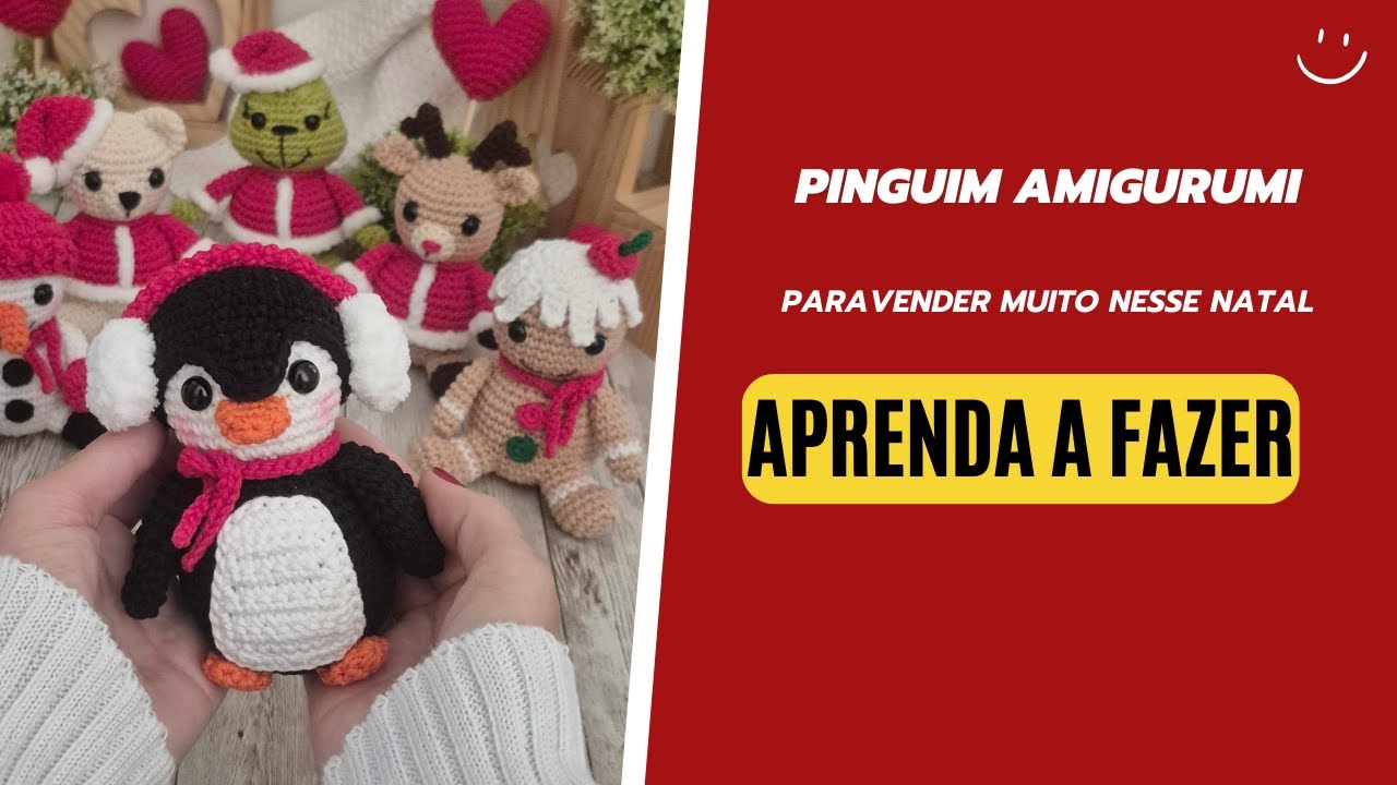 PINGUIM AMIGURUMI | Para vender muito nesse Natal