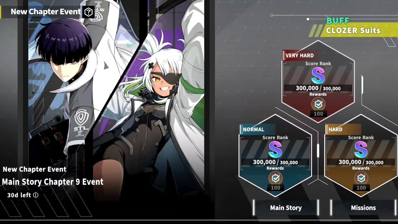 Chapter 9 Event Very Hard 300k Complete all missions [New Hoshina❎] #kaijuno8thegame 