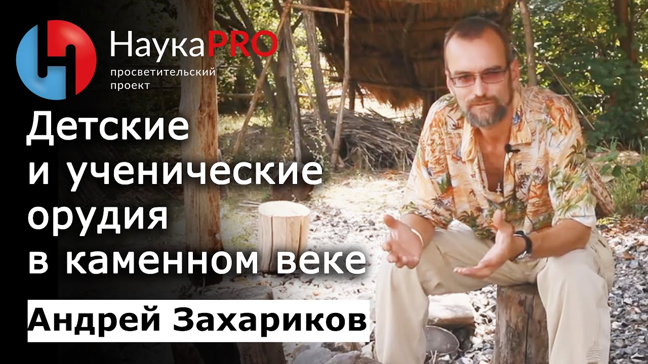 Детские и ученические орудия в каменном веке | Лекции по истории – Андрей Захариков | Научпоп