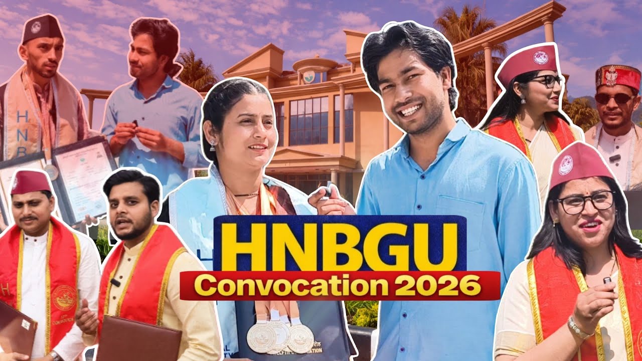 HNBGU 12th Convocation 🎓 | PG & PhD Students Speak (Reality Check 🔥) | Video -80/365