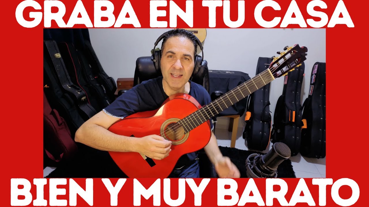 🎤TU ESTUDIO DE GRABACI&Oacute;N🎧EN CASA💥CON CALIDAD-MUY BUEN SONIDO😱EL M&Aacute;S BARATO💶EN 2025🎸