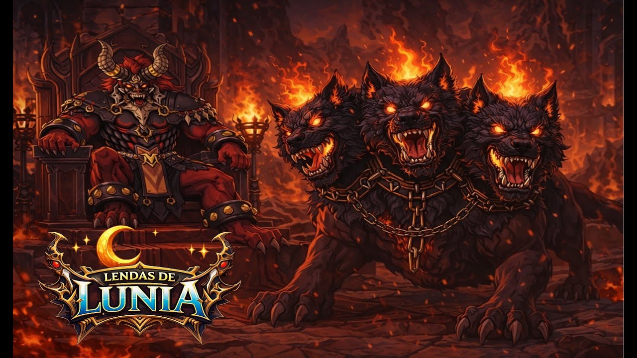 Lunia  - Devildom - Vampiros / Cerberus / Minotauros  - Lendas de Lunia Oficial