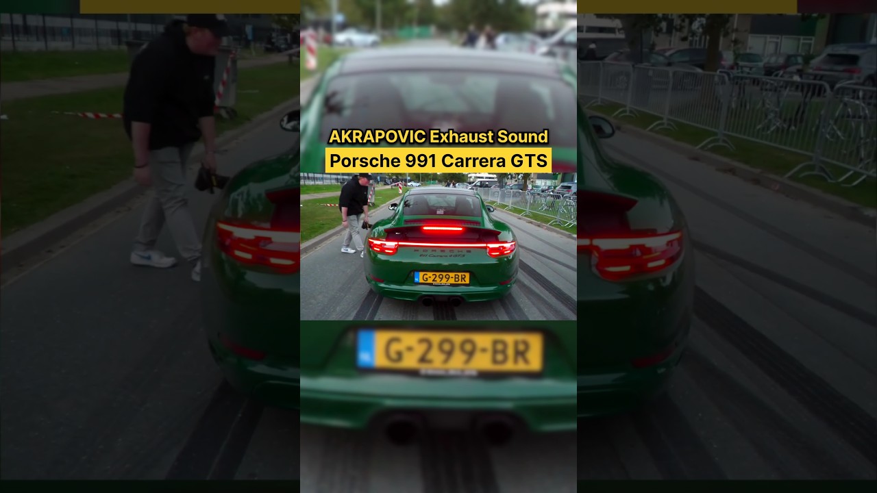 AKRAPOVIC Porsche 991 GTS Sound 🔊🔥