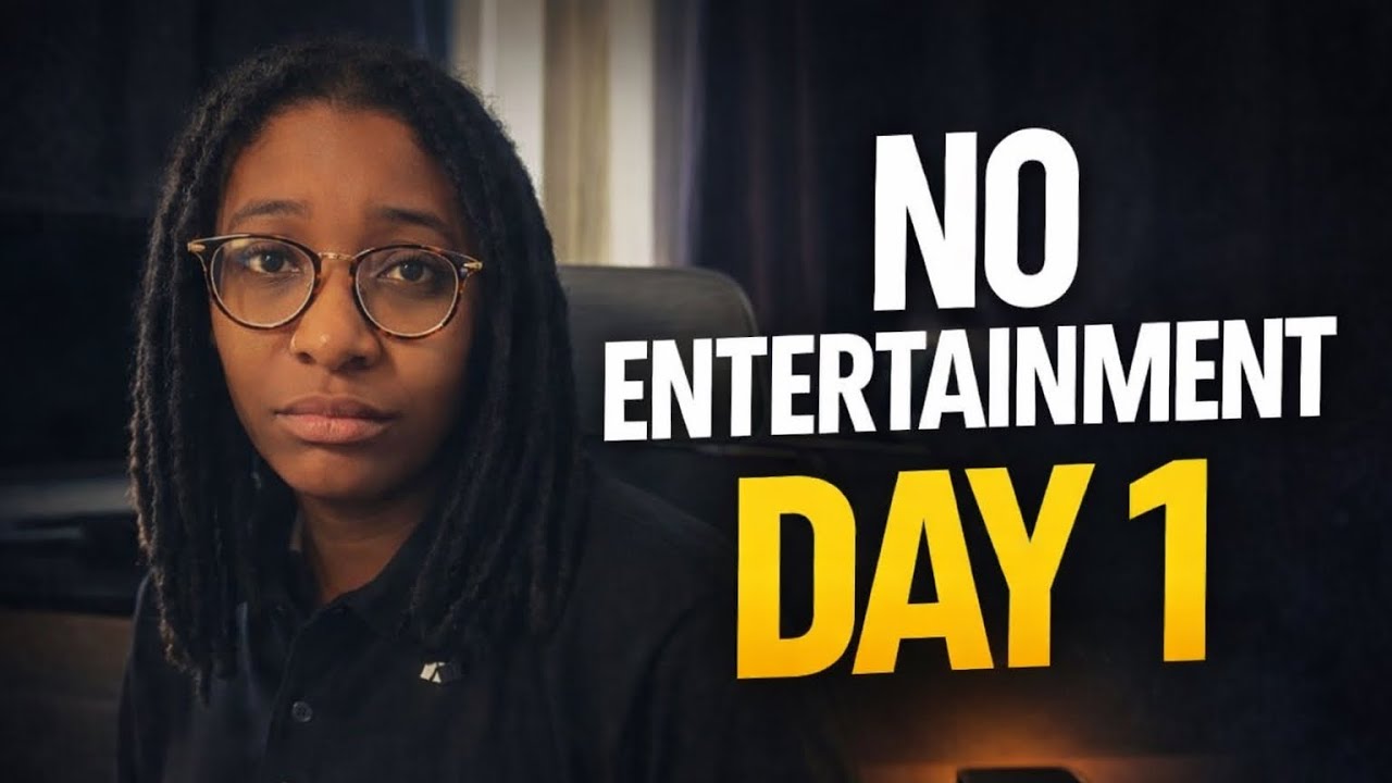 I Tried Living Without Entertainment for a Week (Day 1 Results)