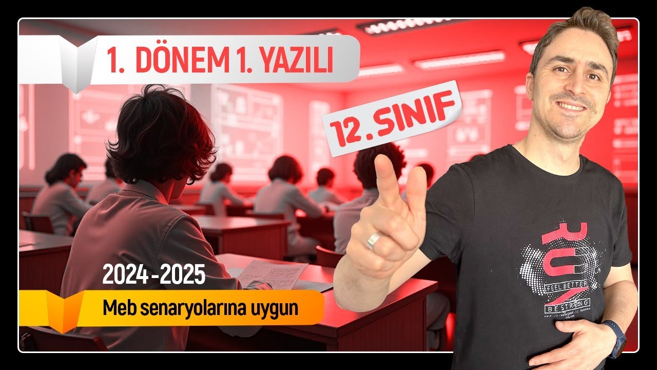 12. SINIF YAZILI ÖRNEĞİ I 1. DÖNEM 1. SINAVI 💯I KONU ÖZETLİ +📜PDF  I MEB SENARYOLARINA UYGUN