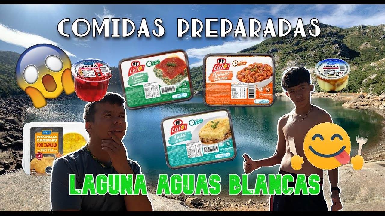 PROBANDO COMIDA PREPARADA DEL SUPERMERCADO en LAGUNA AGUAS BLANCAS