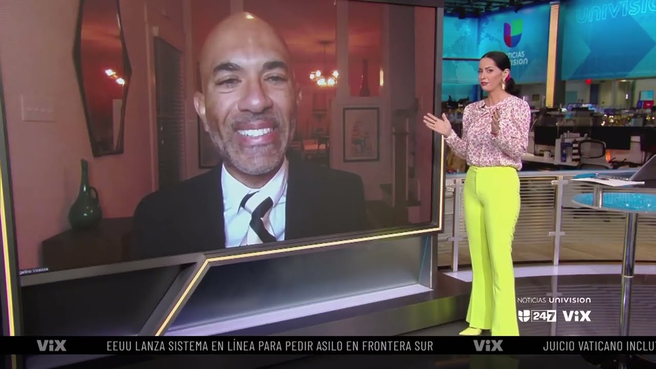 Entrevista / Interview Univision Paulina Sodi y / and Angelino Viceisza