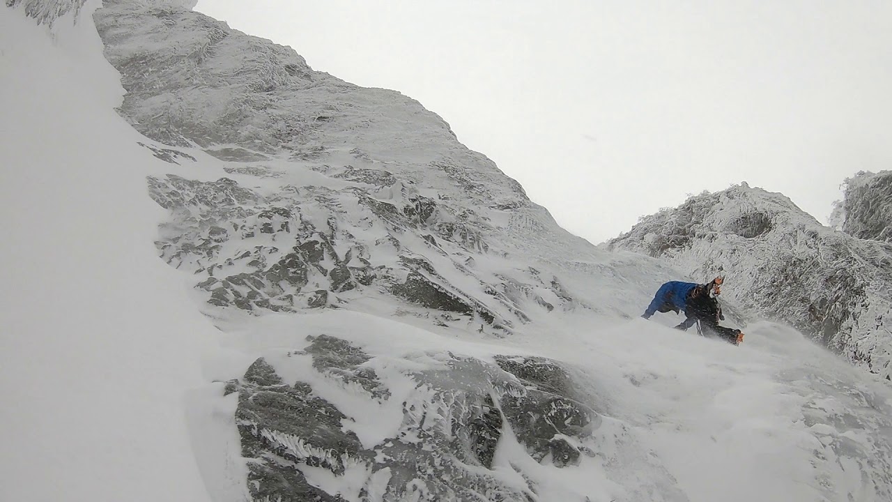 2018.1伯耆大山三鈷峰γルンゼ&北壁天狗沢アイス