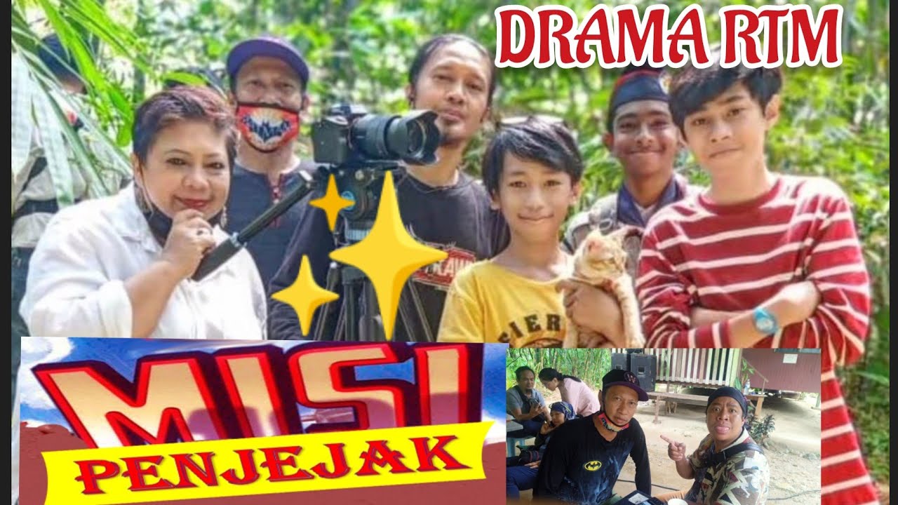 MAN RAJALAWAK , KAMAROL HJ YUSOF & PELAKON2 DLM DRAMA MISI PENJEJAK RTM. DI SEBALIK TABIR
