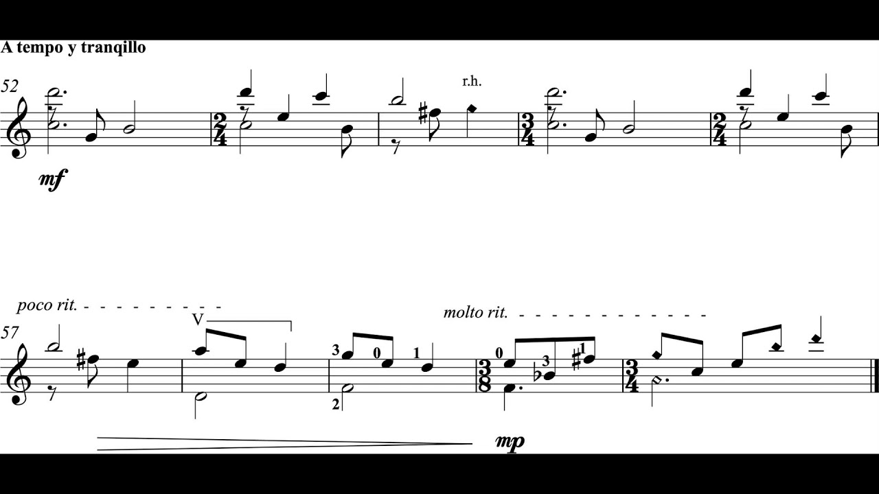 Taro Wayama - Five Preludes for Guitar (2013) [Score-Video]