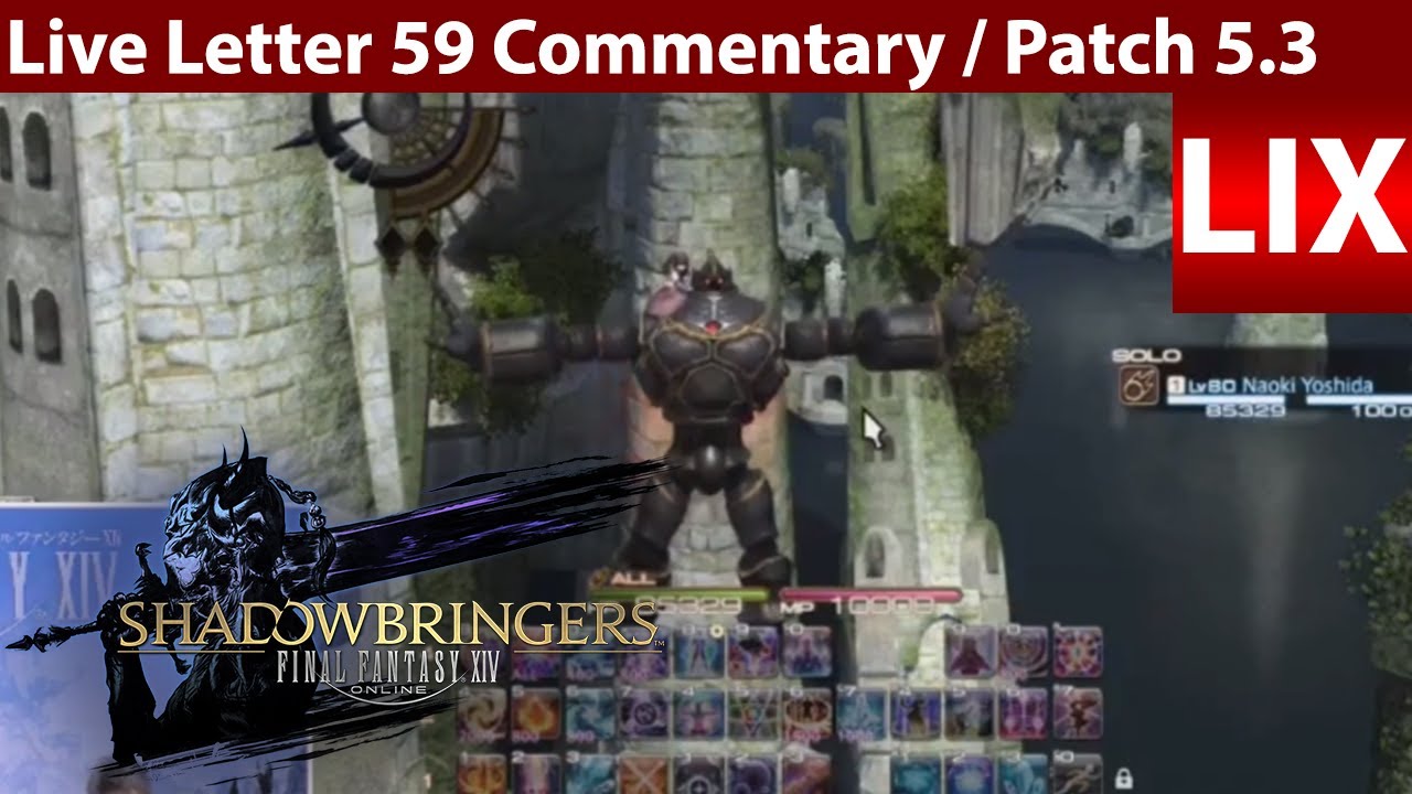 [Lyra & Beth] FFXIV Live Letter LIX / 59 Full Commentary (Shadowbringers Reflections in Crystal)