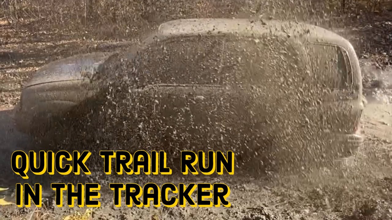 Taking the tracker into some wet trails