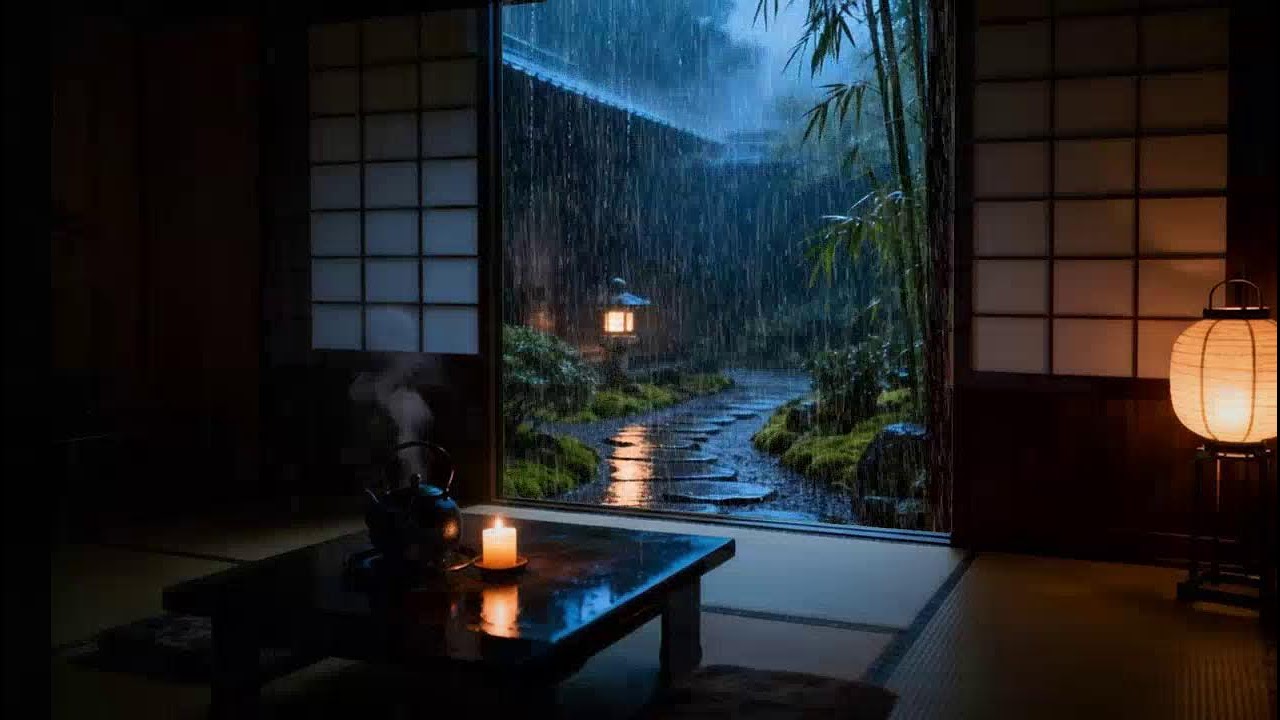 No Ads🌧️Sleep Instantly😴Rainfall Sounds in a Forest Attic for Relaxation & Ultimate Calm
