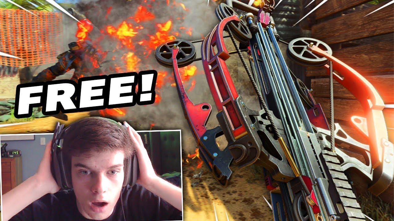 Using the NEW Reaver C86 DLC Weapon for FREE!! (BO4 Crossbow Gameplay)