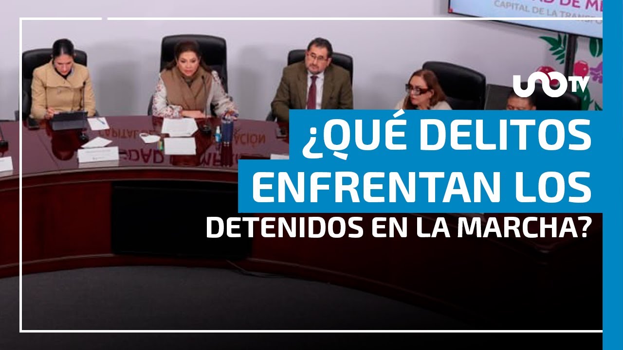 Fiscal&iacute;a de CDMX busca imputar por tentativa de homicidio a detenidos en marcha de Generaci&oacute;n Z