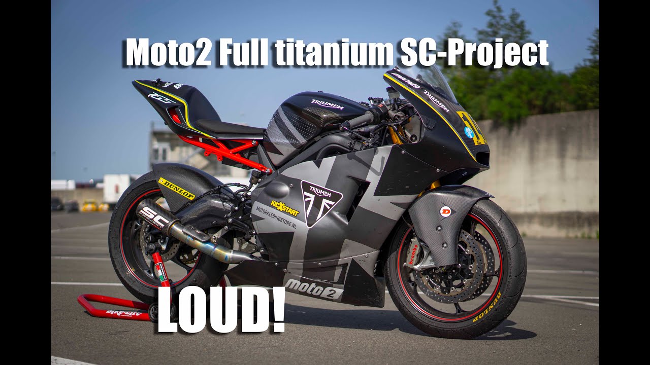 LOUD FULL SC-PROJECT MOTO2 EXHAUST | ONBOARD CIRCUIT ZOLDER | TRIUMPH 765