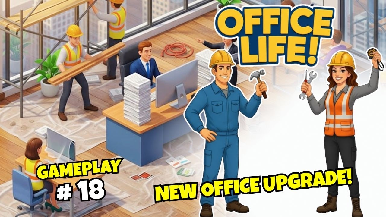 Office Life Gameplay Part 18 🔥 Upgrading My NEW Office! Huge Profits (Android/iOS)