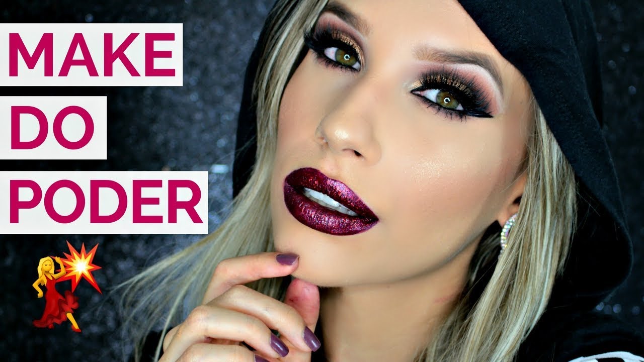 MAQUIAGEM ARRASADORA - OLHO TUDO E BOCA TUDO