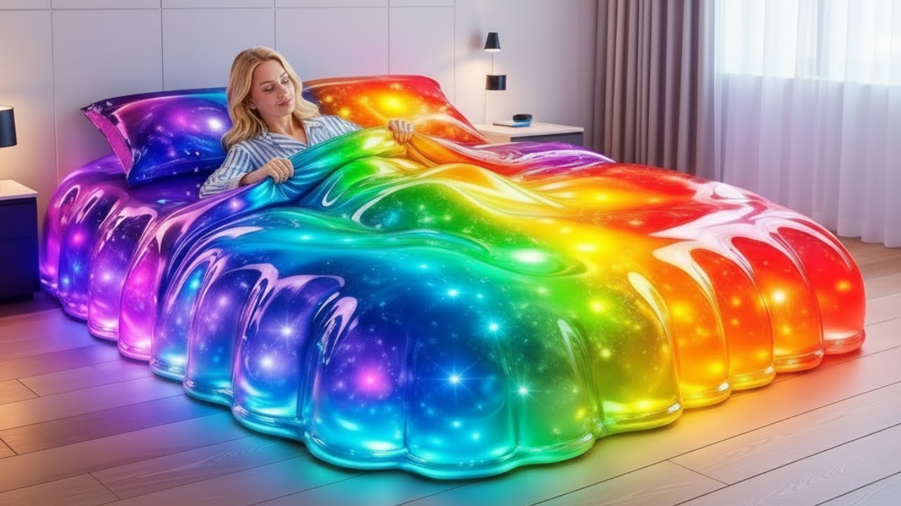 Which Strange Bed Would You Try? 🛏️Ultimate Oddly Satisfying AI ASMR✨🌈